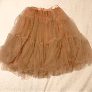 BLUSH PINK TULLE SKIRT